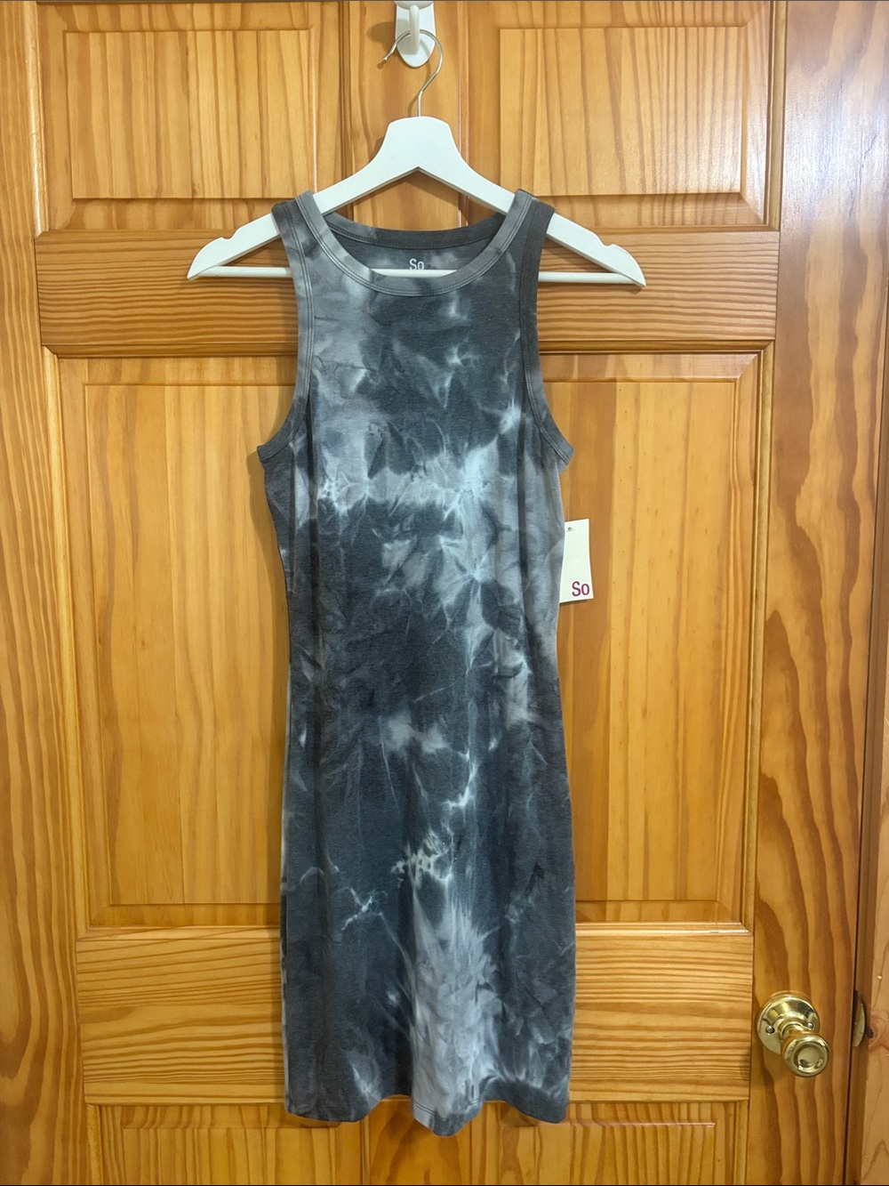 SO Size Small Blue/Grey Tie Dye Dress New With Tags
